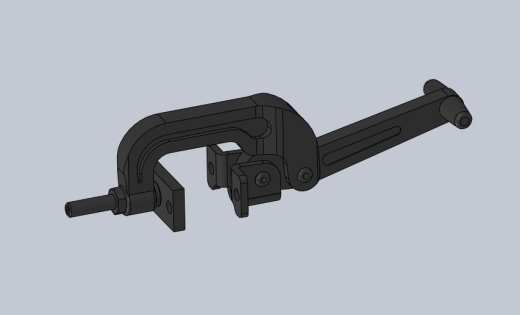 GN 855-40-32-C24032150006026M GN855C形夹具肘夹气动夹夹具缩略图